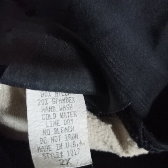 2X Torrid's 18 20 One Piece Skirted Blk Swimsuit - Picture 4 of 7